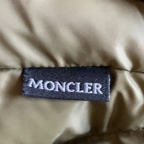 Moncler Olive Green Quilted Down Jacket Sz-0 - Picture 13 of 15